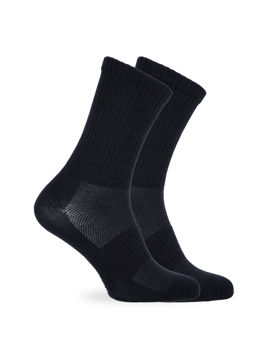 Hohe Sportsocken | 2 Paar | Bio-Baumwolle | Unisex