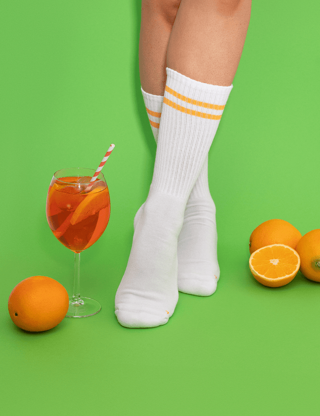 Tennissocken | 2 Paar | Cocktail Collection | Bio-Baumwolle | Unisex von ZOCKN