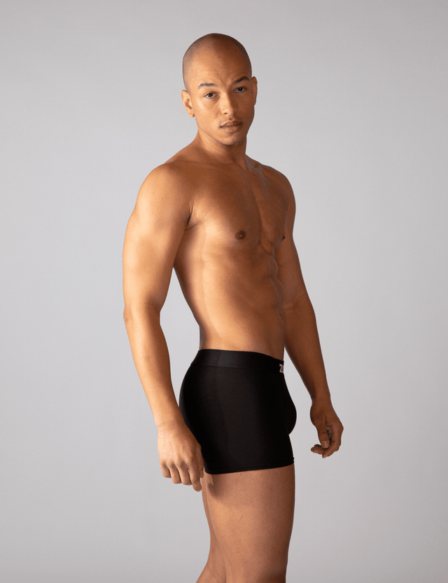 2x Boxershorts | 6er Pack | Schwarz mit Logo | Bio-Baumwolle von ZOCKN