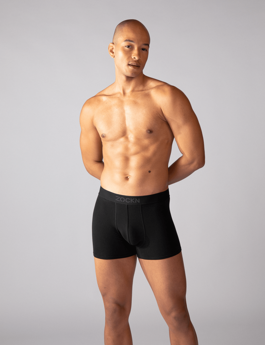 2x Boxershorts Black | 6er-Pack | Schwarz | Bio-Baumwolle von ZOCKN