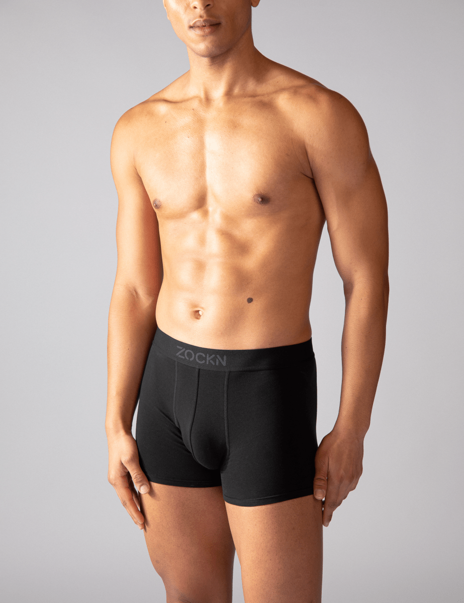 2x Boxershorts Black | 6er-Pack | Schwarz | Bio-Baumwolle von ZOCKN