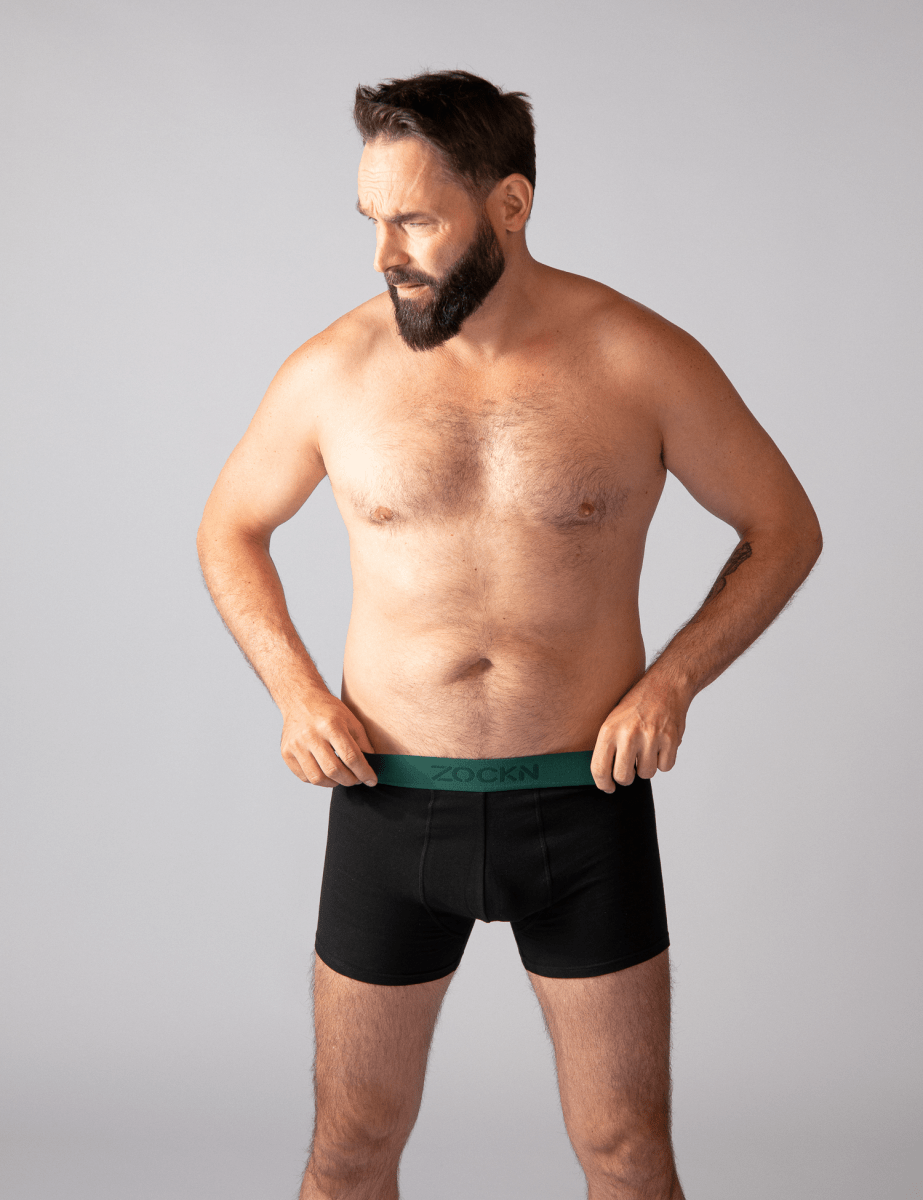 2x Boxershorts Color | 6er-Pack | Grün, Berry, Blau | Bio-Baumwolle von ZOCKN