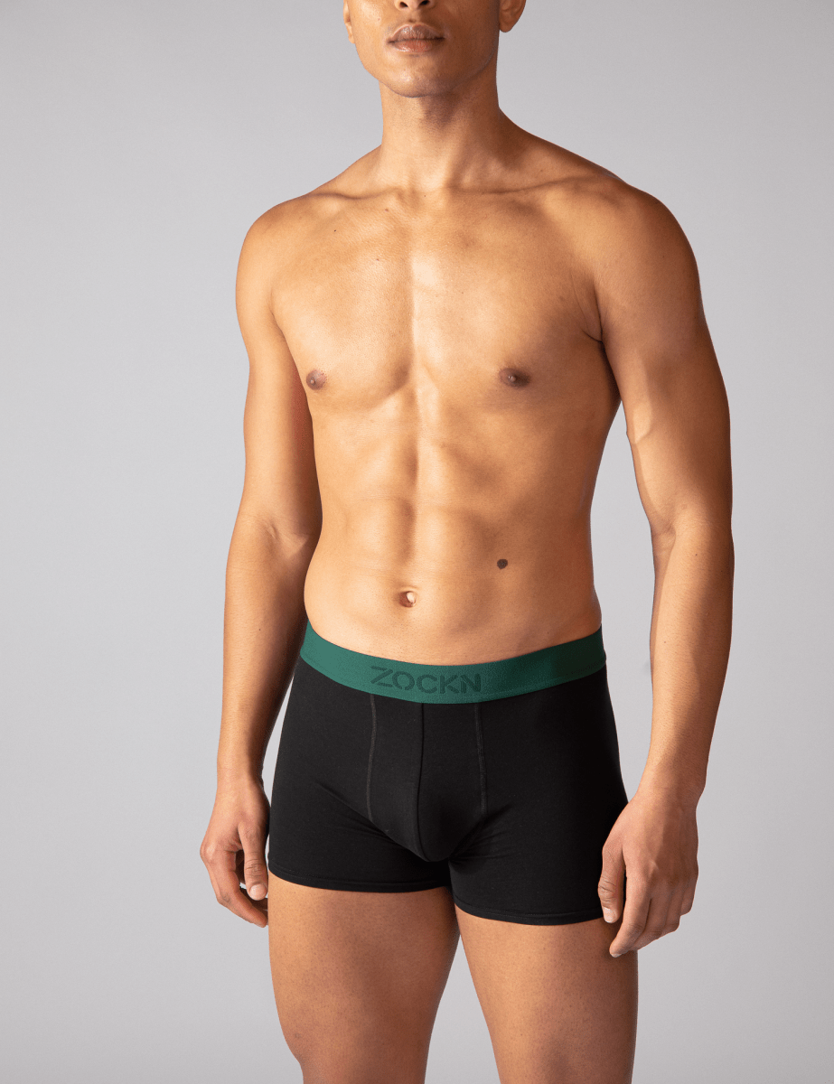 2x Boxershorts Color | 6er-Pack | Grün, Berry, Blau | Bio-Baumwolle von ZOCKN