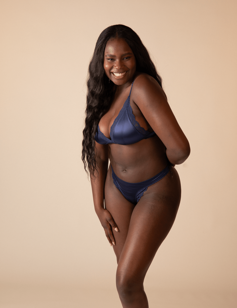 2x Bra | Satin | mit Spitze von ZOCKN