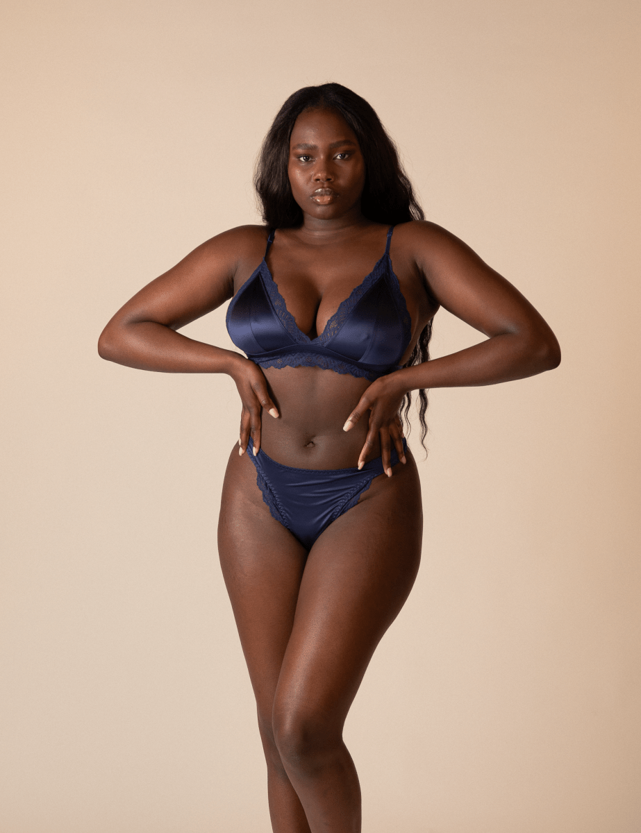 2x Bra | Satin | mit Spitze von ZOCKN