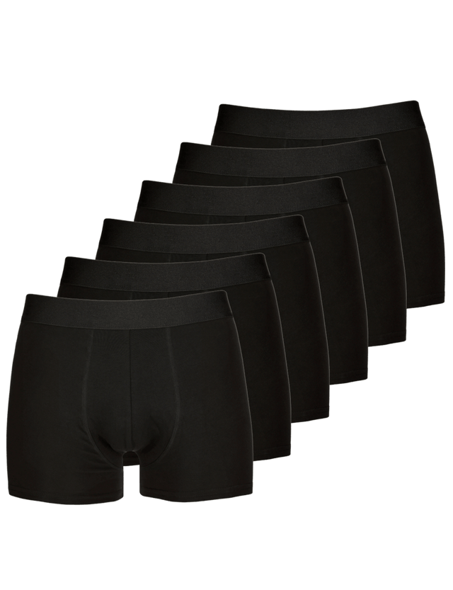 Boxershorts | 6er-Pack | ohne Logo | Bio-Baumwolle von ZOCKN