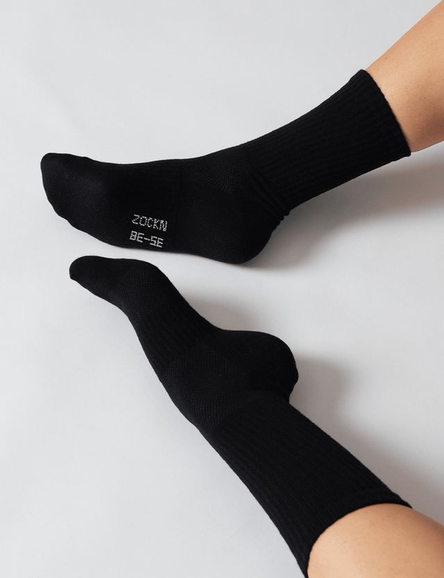 Hohe Sportsocken | 2 Paar | Bio-Baumwolle | Unisex von ZOCKN