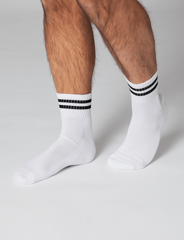 Kurze Tennissocken | 2 Paar | Bio-Baumwolle | Unisex von ZOCKN