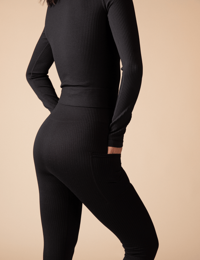 Leggings | Schwarz | Sporty Line von ZOCKN