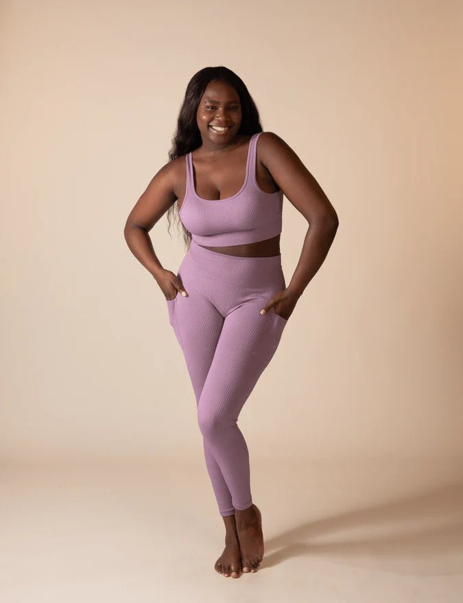 Leggings | Sporty Line | Grün, Lila, Schwarz von ZOCKN