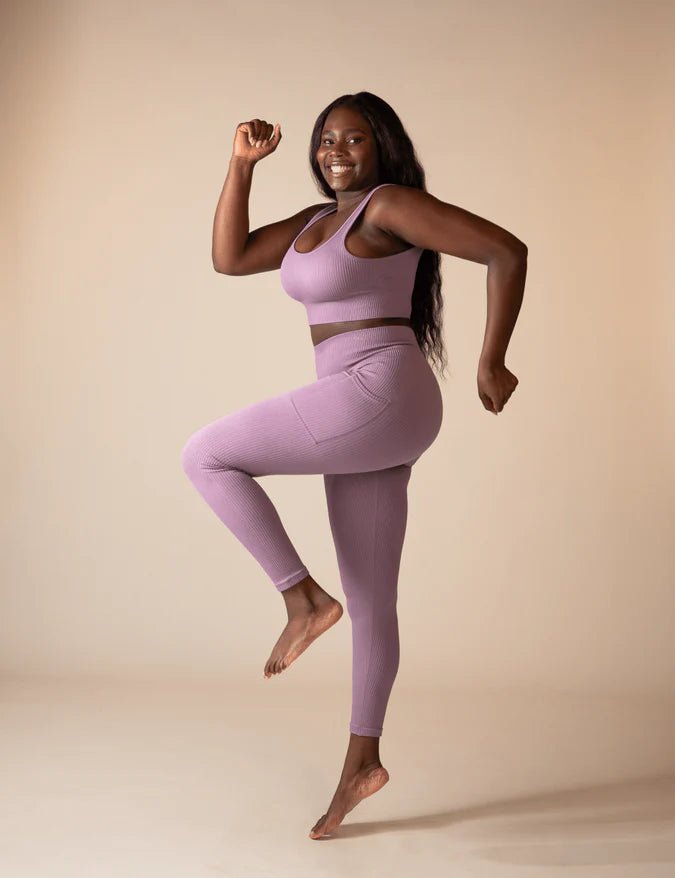 Leggings | Sporty Line | Grün, Lila, Schwarz von ZOCKN