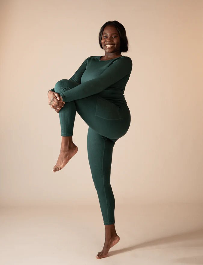 Leggings | Sporty Line | Grün, Lila, Schwarz von ZOCKN