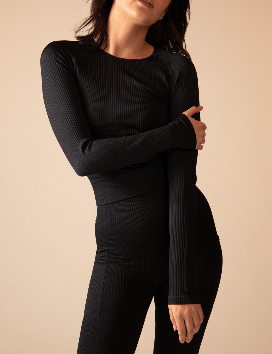 Longsleeve | Basic | Schwarz | Sporty Line von ZOCKN