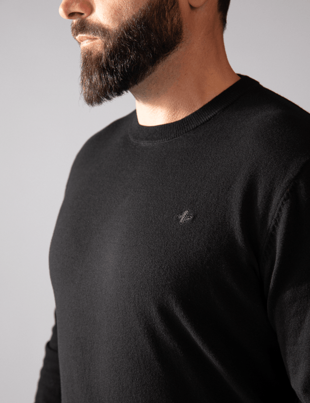 Pullover | Round-Neck | Schwarz von ZOCKN