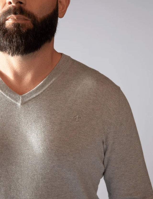 Pullover | V-Neck | Schwarz, Blau, Grau von ZOCKN