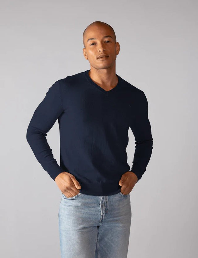 Pullover | V-Neck | Schwarz, Blau, Grau von ZOCKN