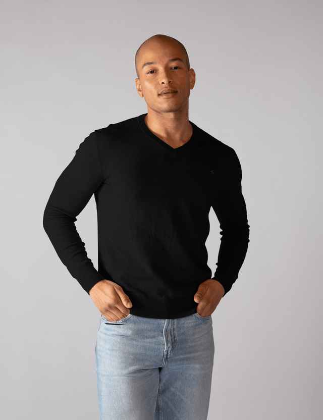 Pullover | V-Neck | Schwarz von ZOCKN
