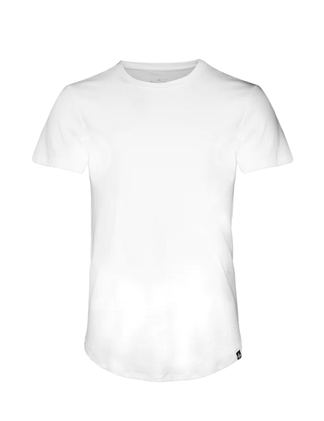 T-Shirt | Curved | Schwarz, Weiß, Beige, Blau | Für Männer von ZOCKN