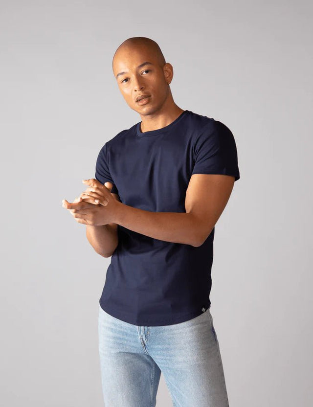 T-Shirt | Curved | Schwarz, Weiß, Beige, Blau | Für Männer von ZOCKN