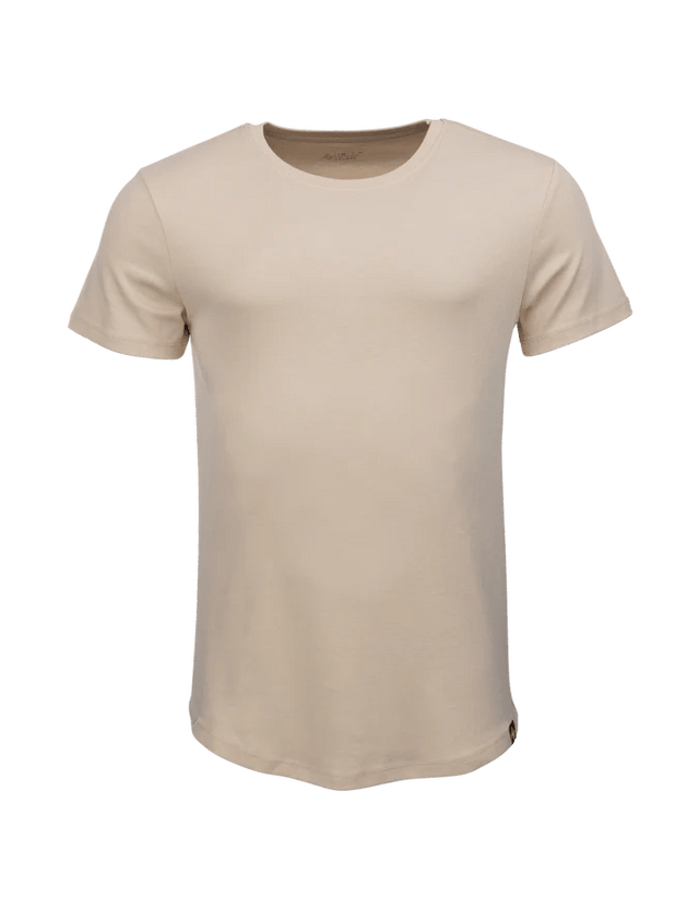 T-Shirt | Curved | Schwarz, Weiß, Beige, Blau | Für Männer von ZOCKN