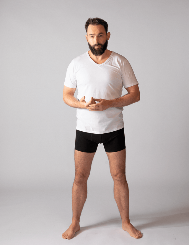 Unterziehshirts | 3er-Pack | V-Ausschnitt | Bio-Baumwolle von ZOCKN