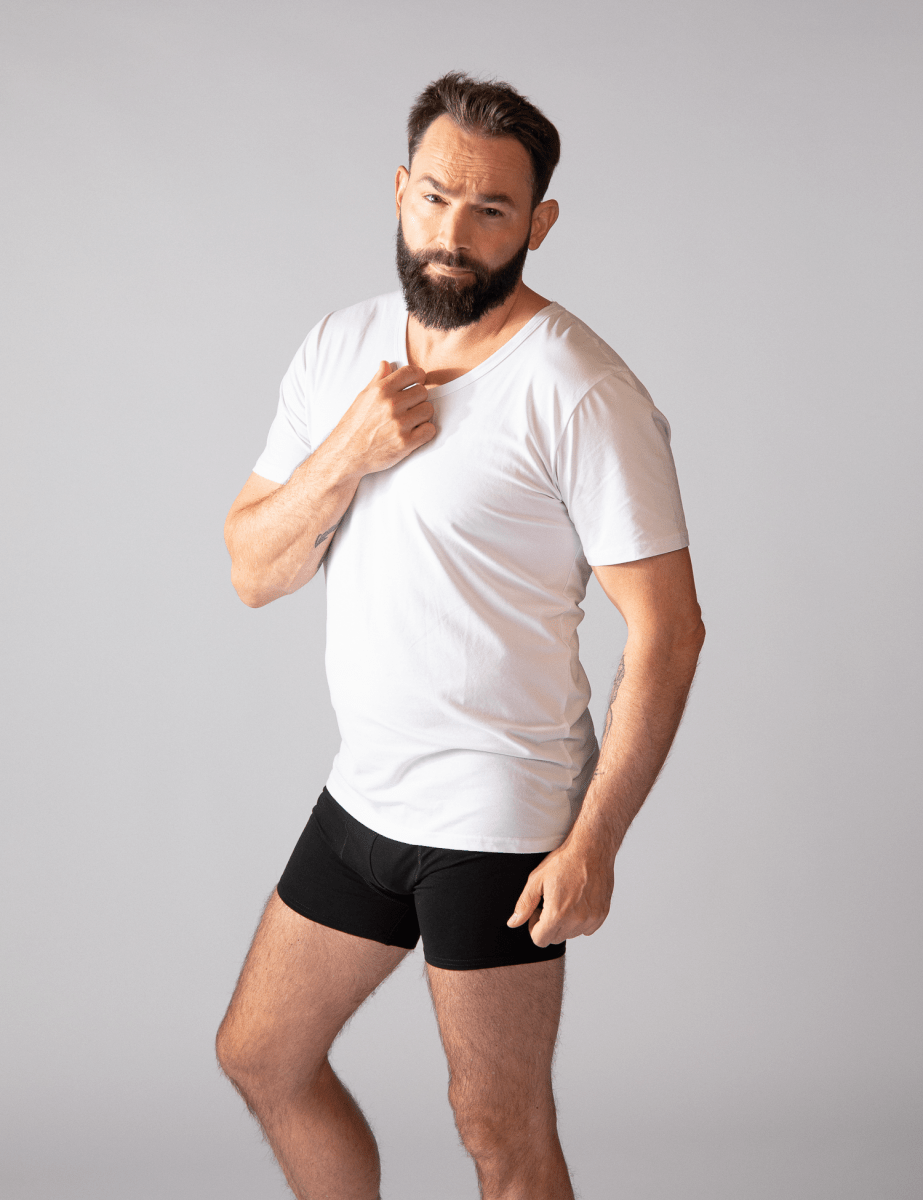 Unterziehshirts | 3er-Pack | V-Ausschnitt | Bio-Baumwolle von ZOCKN