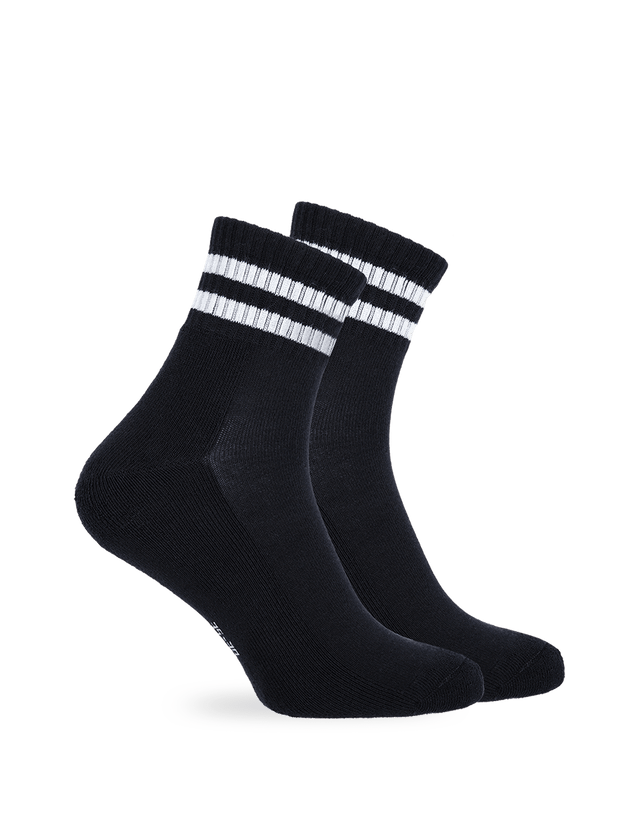 Kurze Tennissocken | 2 Paar | Bio-Baumwolle | Unisex von ZOCKN