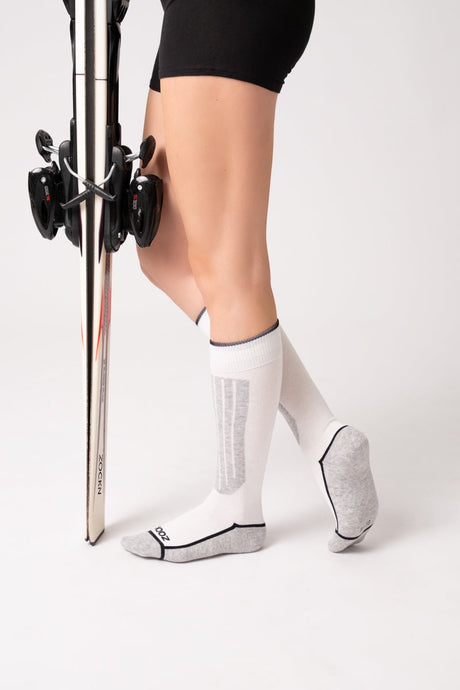 Ski Socken | 1 Paar | Bio - Baumwolle & Merinowolle | Unisex von ZOCKN