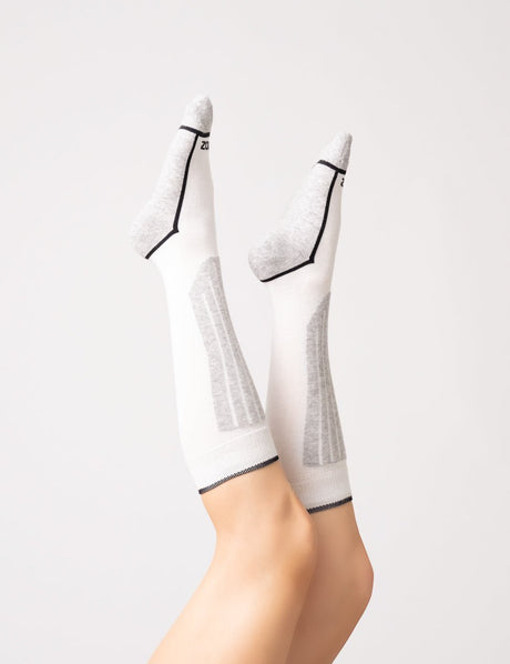 Ski Socken | 1 Paar | Bio - Baumwolle & Merinowolle | Unisex von ZOCKN