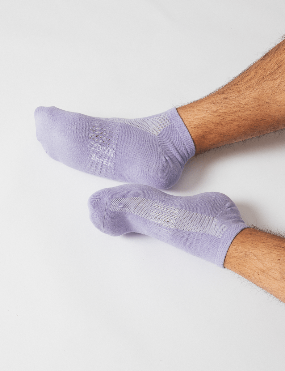 Sneakersocken | 2 Paar | Ice Cream | Bio-Baumwolle | Unisex von ZOCKN