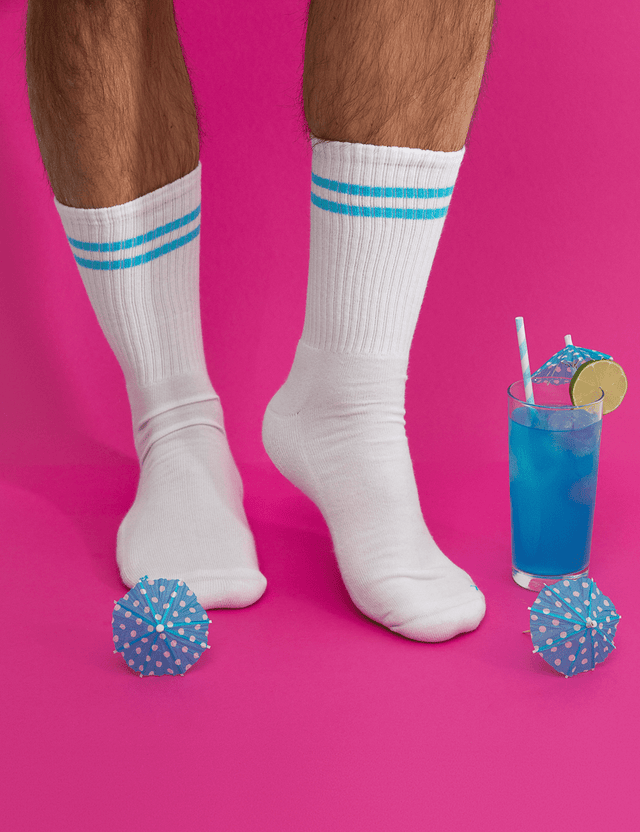 Tennissocken | 2 Paar | Cocktail Collection | Bio-Baumwolle | Unisex von ZOCKN