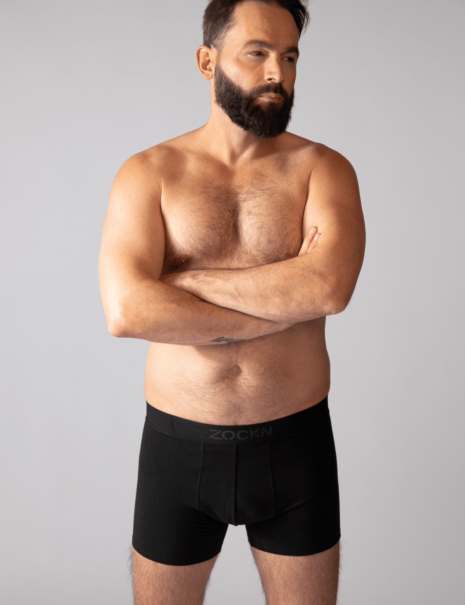 2x Boxershorts Black | 6er-Pack | Schwarz | Bio-Baumwolle von ZOCKN