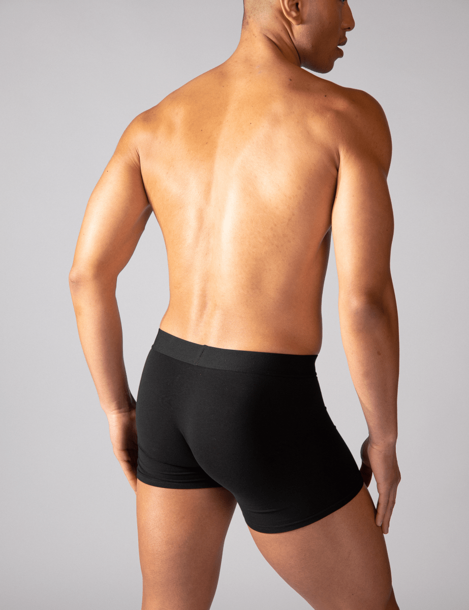 2x Boxershorts Black | 6er-Pack | Schwarz | Bio-Baumwolle von ZOCKN