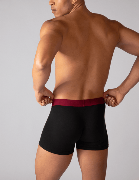 2x Boxershorts Color | 6er-Pack | Grün, Berry, Blau | Bio-Baumwolle von ZOCKN