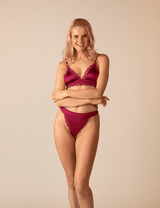 2x Bra | Satin | mit Spitze von ZOCKN