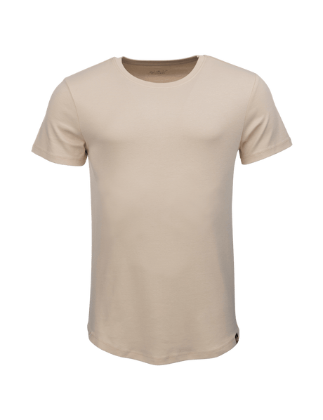 2x T-Shirt | Curved | Beige | Für Männer von ZOCKN