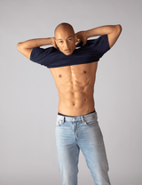 2x T-Shirt | Curved | Dunkelblau | Für Männer von ZOCKN