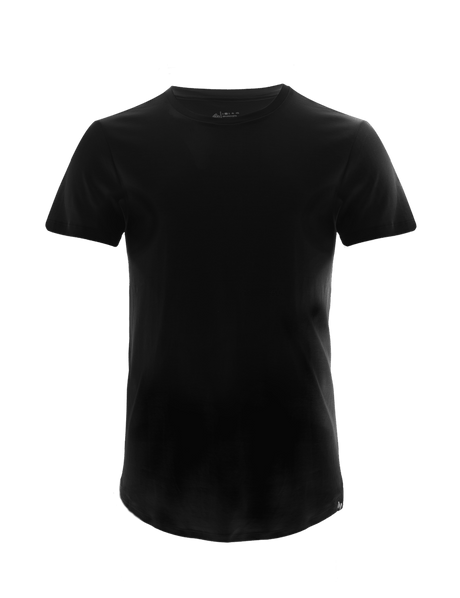 2x T-Shirt | Curved | Schwarz | Für Männer von ZOCKN