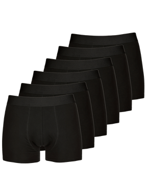 Boxershorts | 6er-Pack | ohne Logo | Bio-Baumwolle von ZOCKN