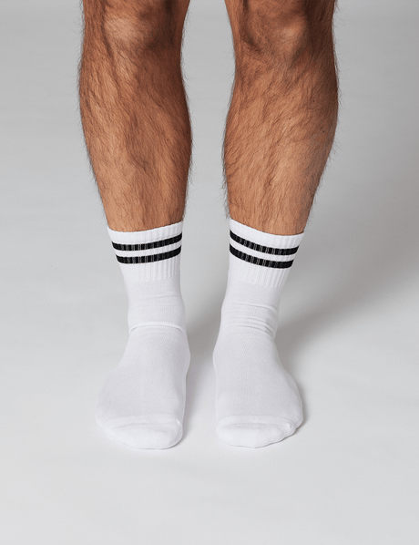 Kurze Tennissocken | 2 Paar | Bio-Baumwolle | Unisex von ZOCKN