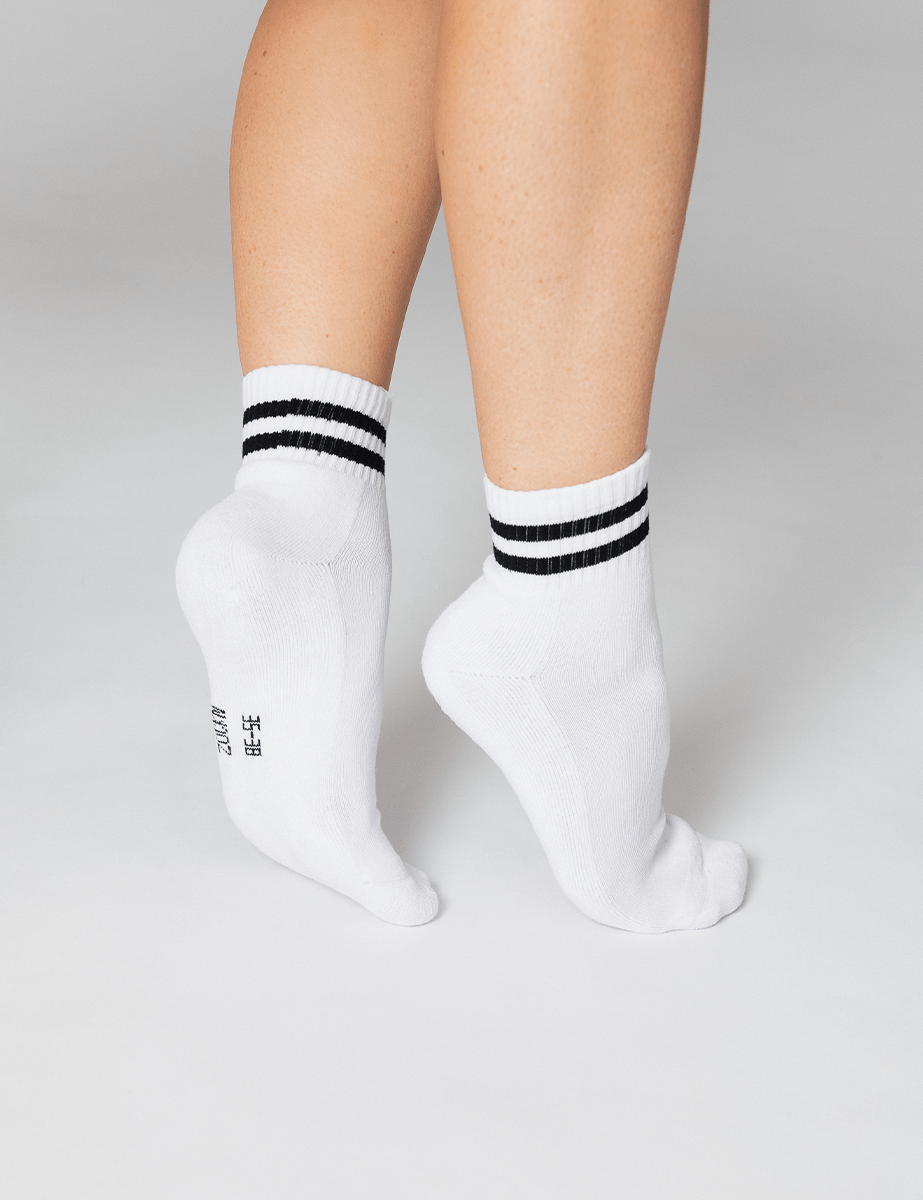 Kurze Tennissocken | 2 Paar | Bio-Baumwolle | Unisex von ZOCKN