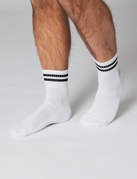Kurze Tennissocken | 2 Paar | Bio-Baumwolle | Unisex von ZOCKN
