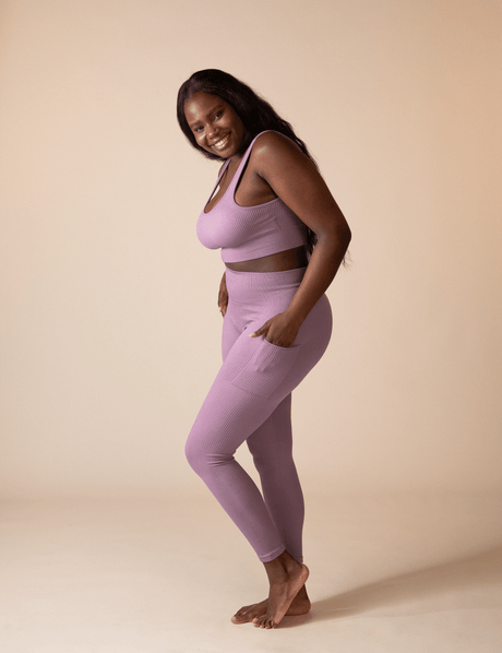 Leggings | Lila | Sporty Line von ZOCKN