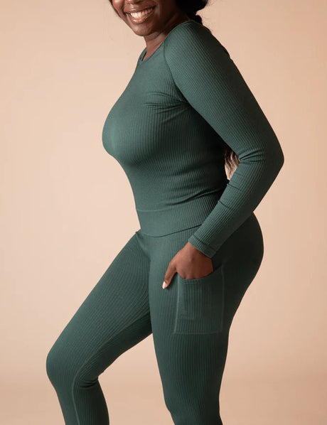 Leggings | Sporty Line | Grün, Lila, Schwarz von ZOCKN