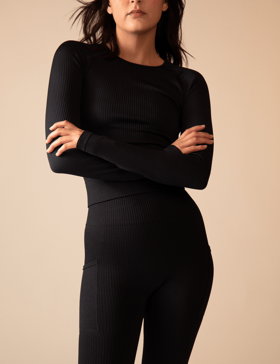 Longsleeve | Basic | Schwarz | Sporty Line von ZOCKN