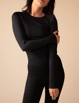 Longsleeve | Basic | Schwarz | Sporty Line von ZOCKN