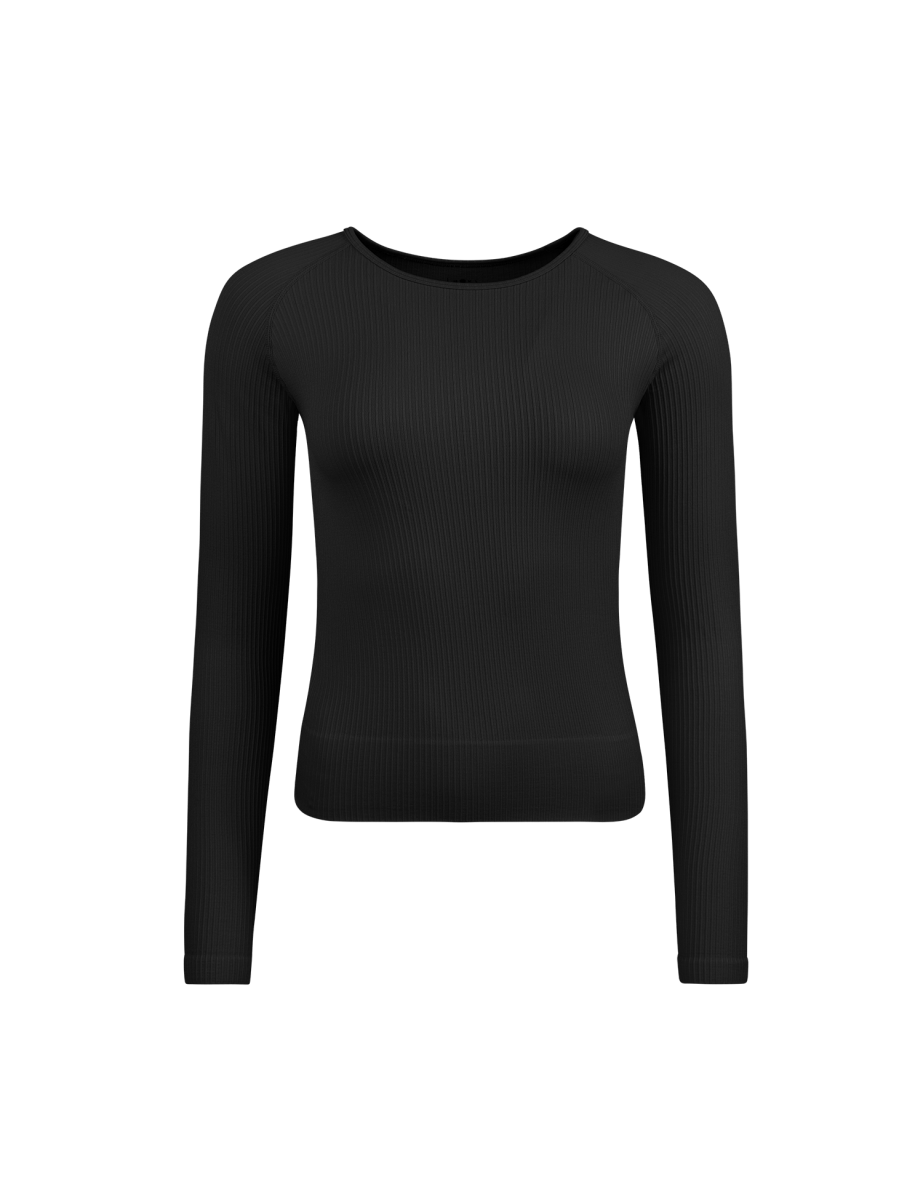 Longsleeve | Basic | Schwarz | Sporty Line von ZOCKN