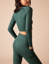 Longsleeve | Cropped | Sporty Line von ZOCKN