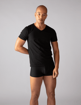 Unterziehshirts | 3er-Pack | V-Ausschnitt | Bio-Baumwolle von ZOCKN